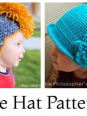 Free Hat Patterns for Knit and Crochet by FiberArtsy.com