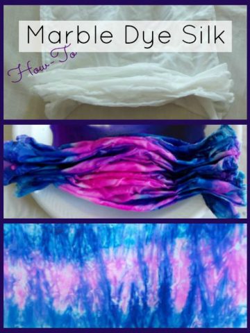 How to Marble Dye Silk Scarves, FiberArtsy.com