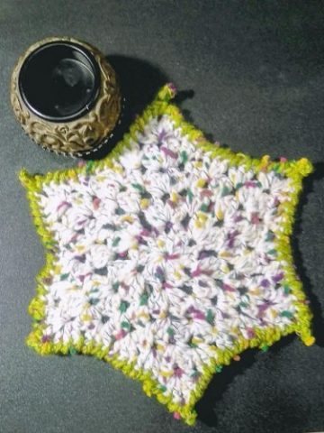 Free Crochet Patterns Granny Star Placemat