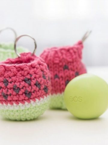 Free Crochet Pattern for a Lip Balm Holder