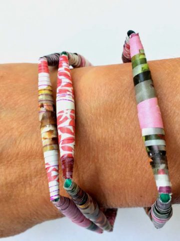 Paper Beads DIY Bracelet